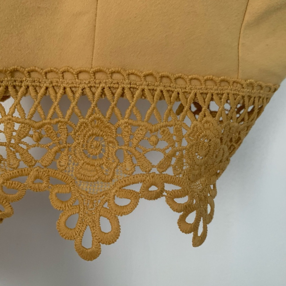 Mudd Crochet Bralette Cider Yellow Size S - Picture 4 of 7